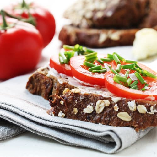 stoffwechselkur_rezept_tomatenbrot Stoffwechselkur Rezept Tomatenbrot mit Schnittlauch