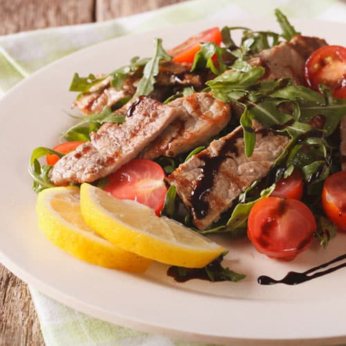 stoffwechselkur_rezept_salat_mit_rindfleisch Stoffwechselkur Rezept Salat mit mariniertem Rindfleisch